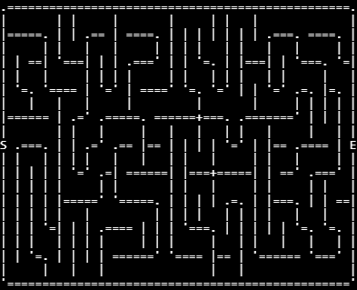 A map of the maze on the wall. It is notably NOT infinite.